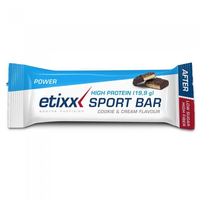 [해외]ETIXX 고단백 쿠키 앤 크림 단위 에너지 바 55g 1 4138360307 Blue