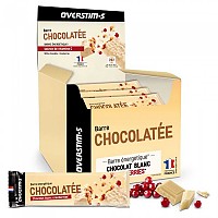 [해외]OVERSTIMS 화이트 초콜릿 에너지 바 상자 Cranberries 50g 28 단위 4138761138 Brown / White