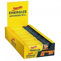 [해외]파워바 Energize Advanced 55g 15 단위 주황색 에너지 바 상자 4139705195 Yellow