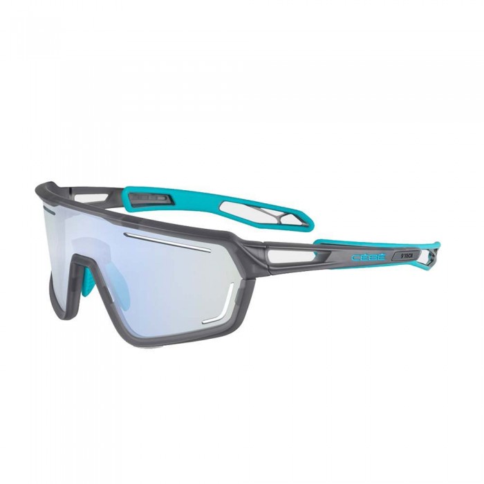 [해외]CEBE S´Track Vision 포토크로믹 선글라스 4139796153 Translucent Black Teal Matte