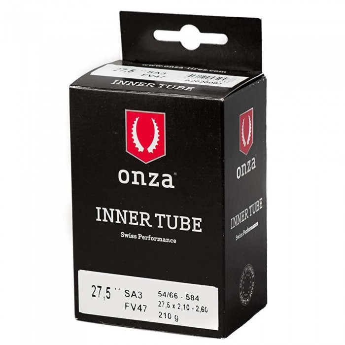 [해외]ONZA Schlauch SA3 Presta 47 mm 내부 튜브 1138299625 Black