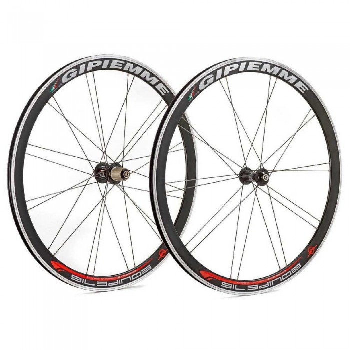 [해외]GIPIEMME Equipe 716 CL Disc Tubeless 도로용 휠 세트 1138881815 Black