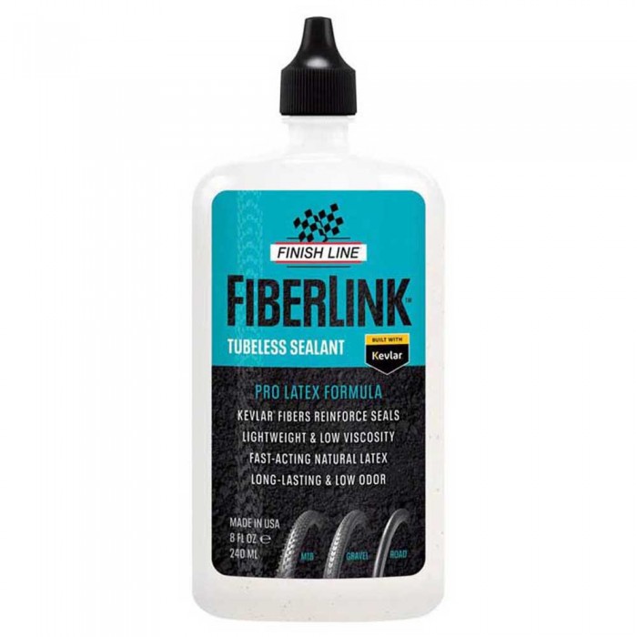 [해외]FINISH LINE 튜브리스 실란트 Fiberlink Pro Latex 240ml 1139216081 White