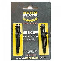 [해외]ZEROFLATS 밸브 High Flow SKP Presta 40 mm 1139539639 Black