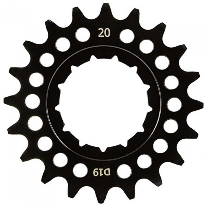 [해외]KMC 1/2´´ x 1/8´´ CrMo Rohloff 피니언 1139851204 Black