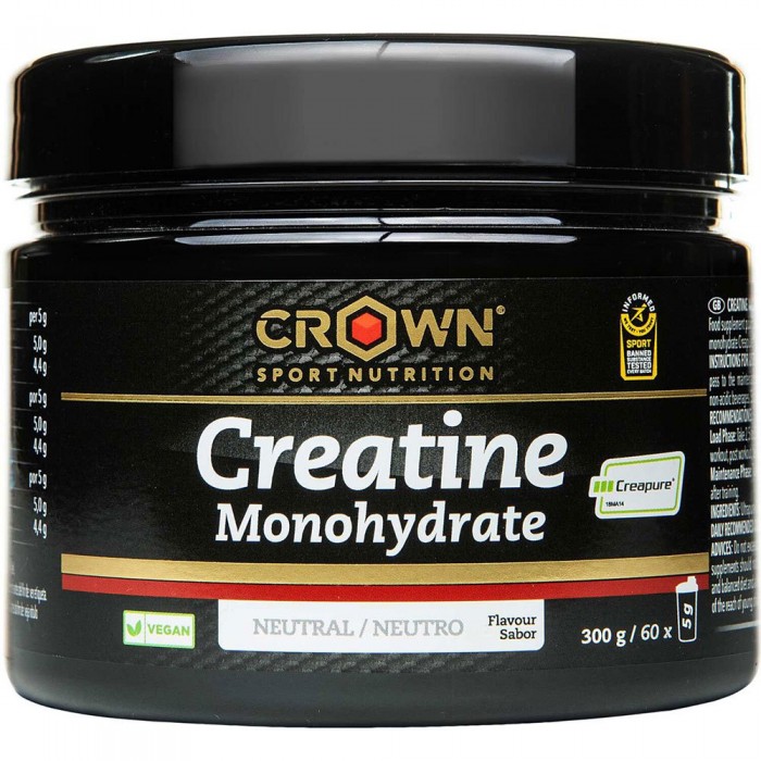 [해외]CROWN SPORT NUTRITION 크레아틴 일 수화물 분말 300g 12139775818 Black