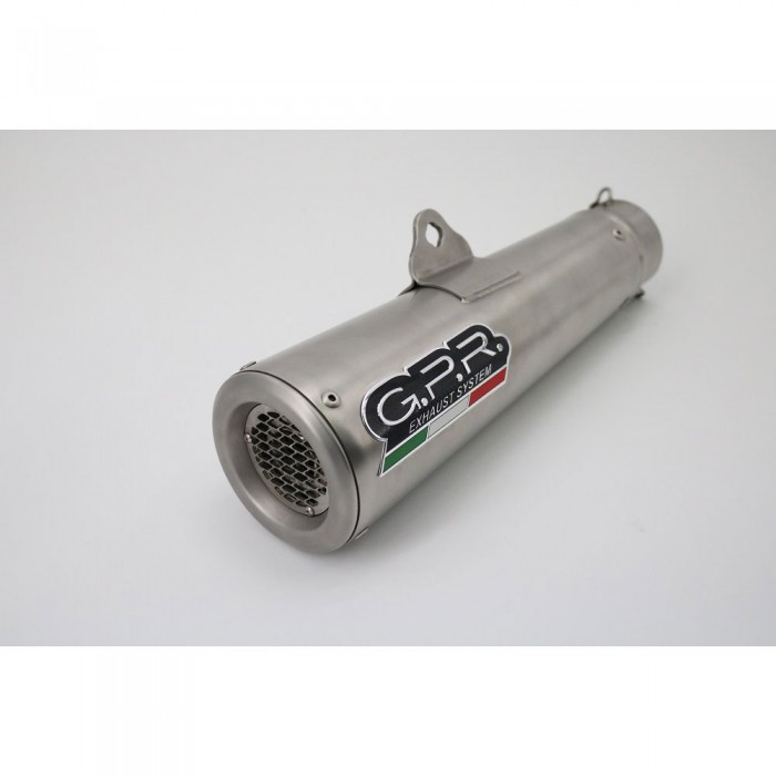 [해외]GPR EXHAUST SYSTEMS Hurricane Royal Enfield Classic 350 e5 21-23 인증된 머플러 9139565756 Satin Steel