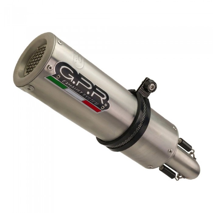 [해외]GPR EXHAUST SYSTEMS M3 Honda NC 750 X-S Dct 21-23 Ref:E5.H.266.M3.INOX Stainless Steel Slip On 인증된 머플러 9139930142 Brushed Stainless Steel