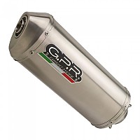 [해외]GPR EXHAUST SYSTEMS 머플러 인증 스테인리스 스틸 슬립 Satinox CF Moto 800 MT Sport 22-24 Ref:E5.CF.11.SAT 9139930273 Brushed Stainless Steel