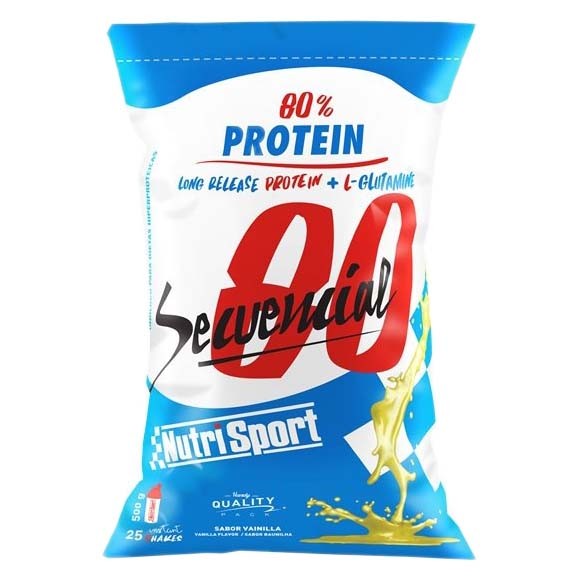 [해외]NUTRISPORT 잇달아 일어나는 바닐라 80 500g 4136446051 Blue