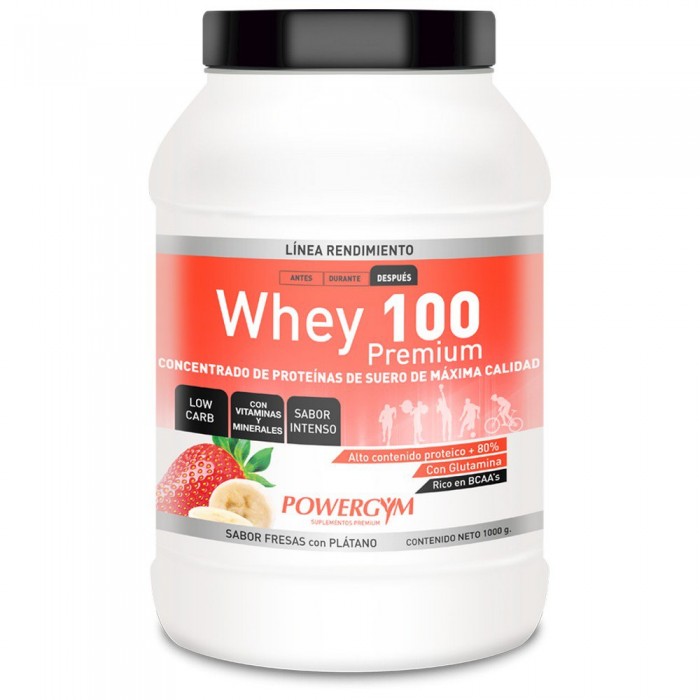 [해외]POWERGYM 바나나와 딸기 Whey 100 1kg 4138050015