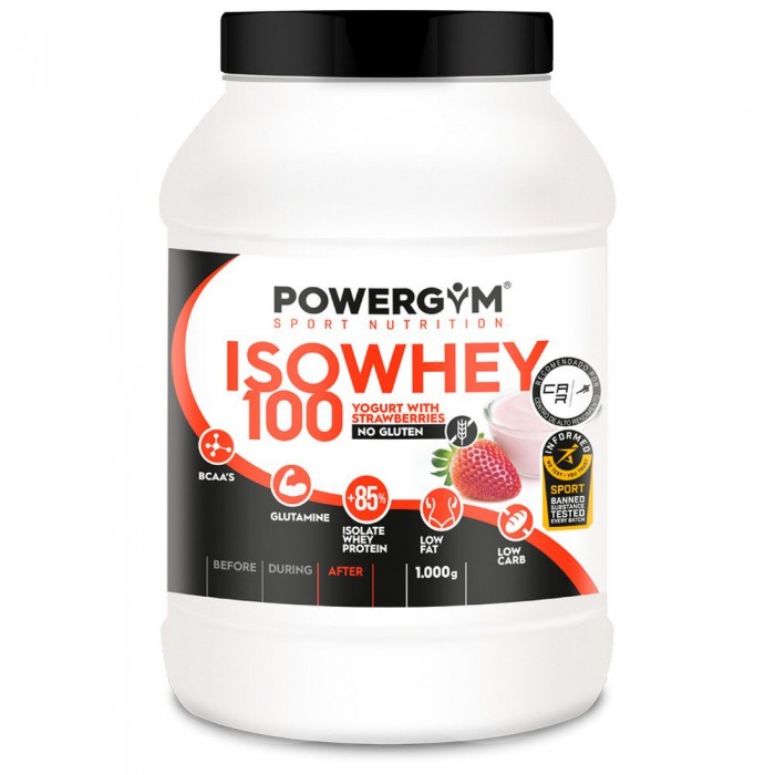 [해외]POWERGYM 딸기 요거트 Iso Whey 100 1kg 4138050022