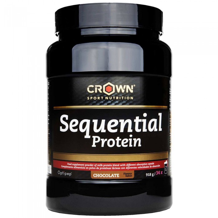 [해외]CROWN SPORT NUTRITION 가루 Sequential Protein Chocolate 918g 7139775871 Black