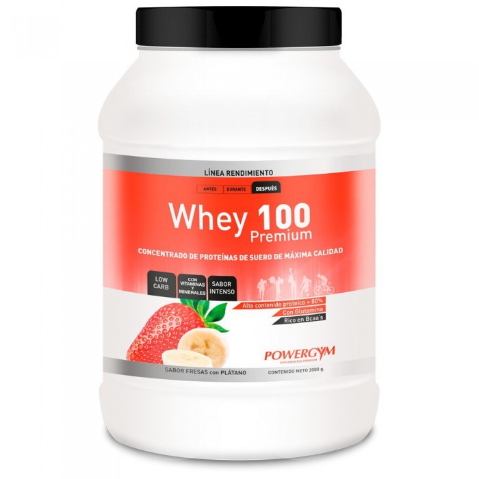 [해외]POWERGYM 바나나와 딸기 Whey 100 2kg 3138050018