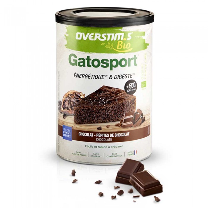 [해외]OVERSTIMS 케이크 Gatosport BIO 400g Chocolate 3138761157 Black