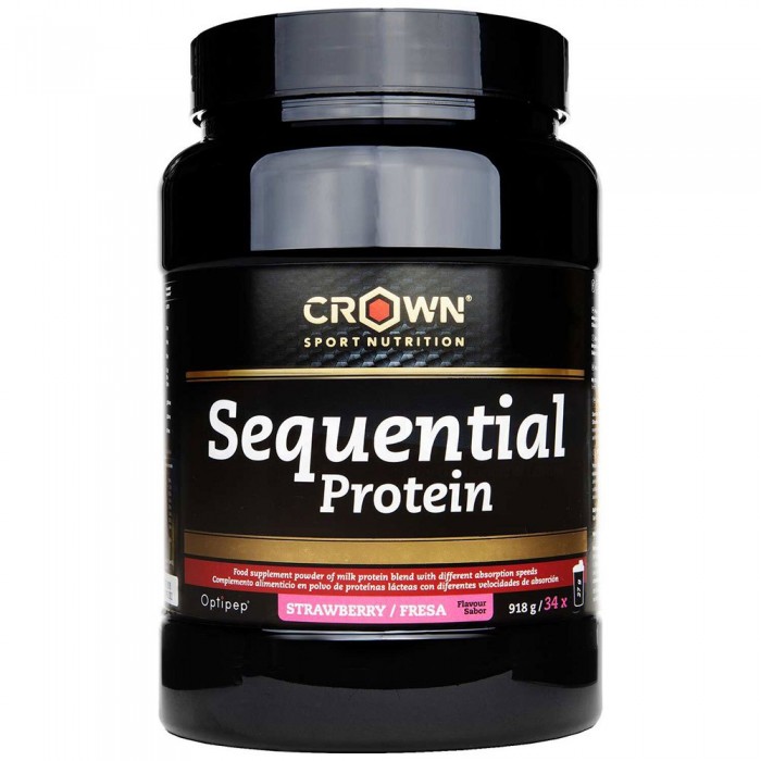 [해외]CROWN SPORT NUTRITION 딸기 가루 Sequential Protein 918g 3139775872 Black