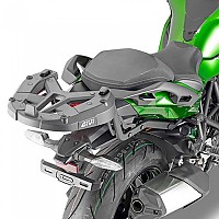 [해외]기비 Monokey/Monolock Kawasaki Ninja H2 SX 탑 케이스 후면 피팅 9138043915 Black