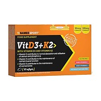 [해외]NAMED SPORT Vitamin D3+K2 Caps 30 Units 3139931149 Orange