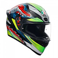 [해외]AGV OUTLET K1 S E2206 풀페이스 헬멧 9139460206 Dundee Matt Lime / Red