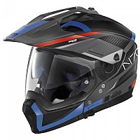 [해외]놀란 N70-2 X Earthquake Convertible 헬멧 Refurbished 9139975149 Flat Lava / Grey / Blue / Red