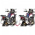 [해외]기비 모노키/레트로 핏 래피드 릴리스 사이드 케이스 홀더 Honda CRF1000L Africa Twin 9137999896 Black