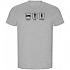 [해외]KRUSKIS Sleep Eat And Train ECO 반팔 티셔츠 7139995972 Heather Grey