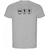 [해외]KRUSKIS Sleep Eat And Run ECO 반팔 티셔츠 6139995962 Heather Grey