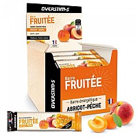 [해외]OVERSTIMS 30g Fruit Apricot Peach Energy Bars Box 35 Units 3138761103 Orange