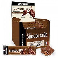 [해외]OVERSTIMS Magnesium 50g Milk Chocolate Energy Bars Box 28 Units 3138761195 Brown
