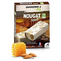 [해외]OVERSTIMS Nougat BIO Almond Honey Energy Bar 3139745534 Brown