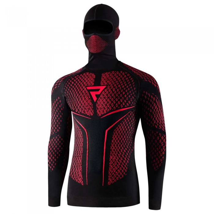 [해외]REBELHORN Thermoactive + Therm II Compression 긴팔 베이스 레이어 3139932330 Black / Red