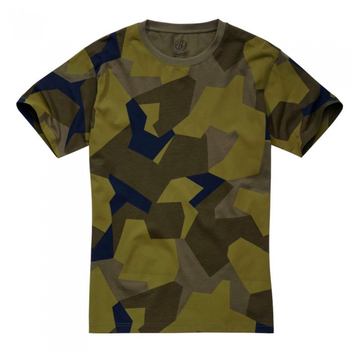 [해외]BRANDIT 티셔츠 반팔 티셔츠 14138023304 Swedisch Camo M90