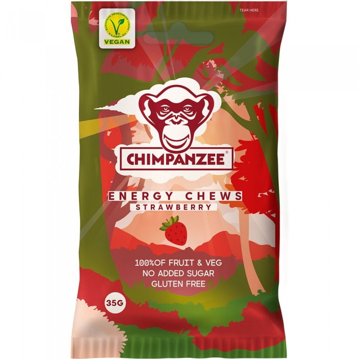 [해외]CHIMPANZEE 35g Strawberry 에너지 젤리 박스 20 단위 1139933367 Multicolor