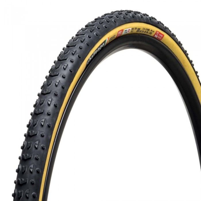 [해외]CHALLENGE TIRES Grifo Pro Tubeless 700C x 33 mm 자갈 타이어 1139871452 Black / Brown