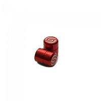 [해외]SALTBMX 밸브 캡 CNC 2 단위 1139950596 Red