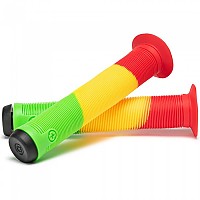 [해외]SALTBMX XL Grips With Flange 1139950684 Green / Yellow / Red