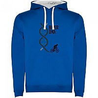 [해외]KRUSKIS Biker DNA Two-Colour 후드티 1139995674 Royal Blue / White