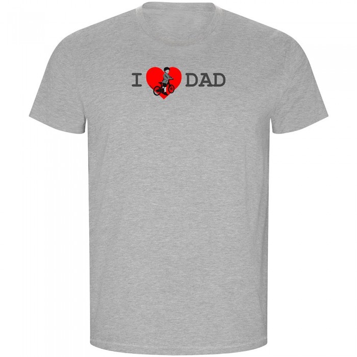 [해외]KRUSKIS I Love Dad ECO 반팔 티셔츠 1139995790 Heather Grey