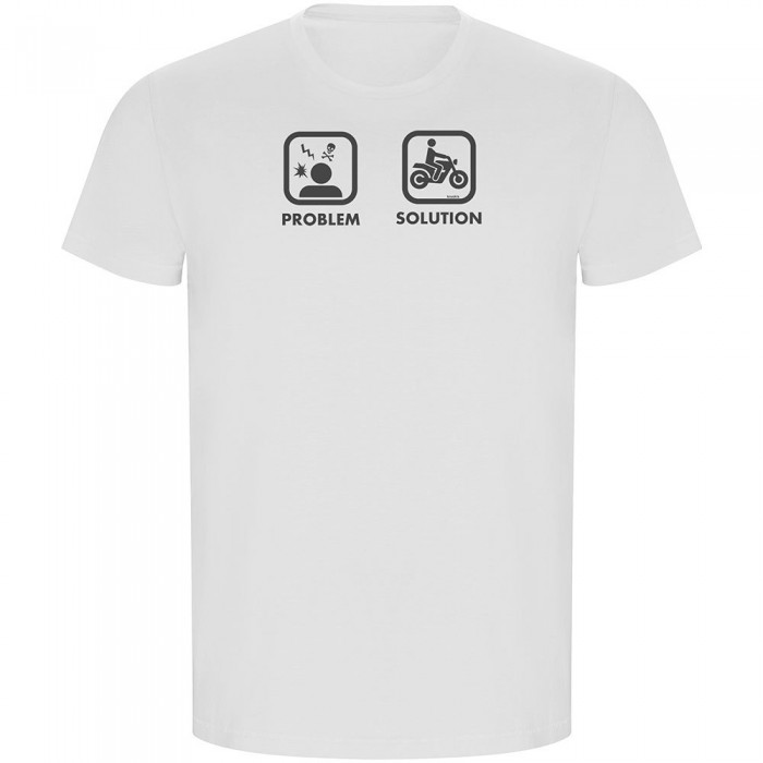 [해외]KRUSKIS 프로blem 솔루션 Ride ECO 반팔 티셔츠 1139995889 White