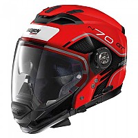 [해외]놀란 N70-2 Gt 06 Flywheel N-COM Convertible 헬멧 9139961984 Corsa Red / Black