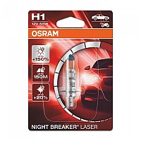 [해외]O스램 피 H1 14.5S 12V-55W 밤 파쇄기 레이저 수포 구근 9139897683 Clear