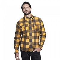 [해외]DMD Check Leather Shirt 9139887020 Yellow