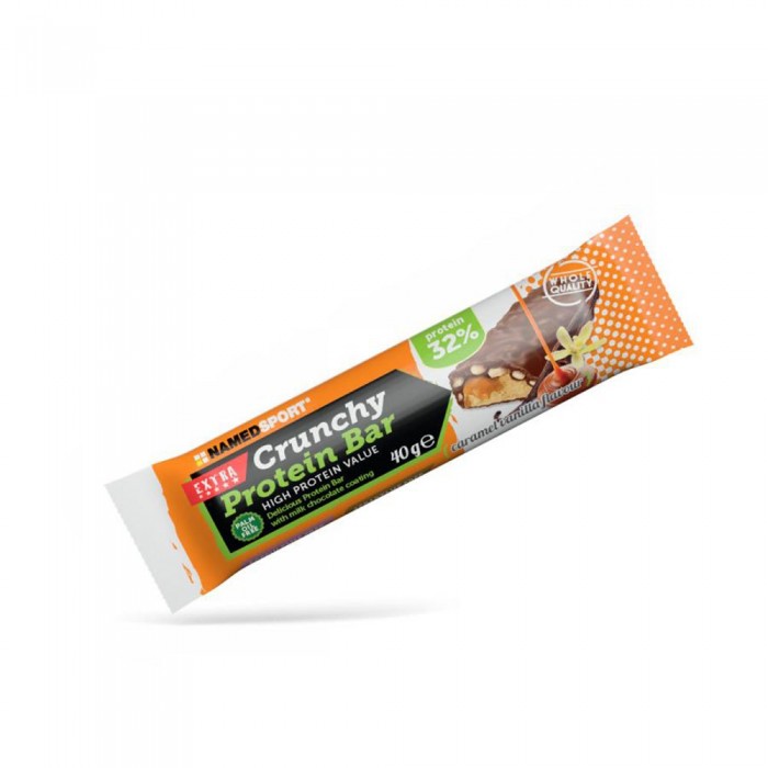 [해외]NAMED SPORT 바닐라 캔디 맛 단백질 바 Crunchy 40g 4139931109 Orange