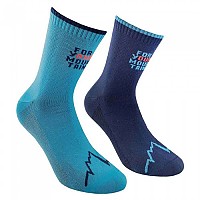 [해외]라 스포르티바 For Your Mountain Socks 4139634074 Storm Blue / Lagoon