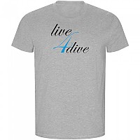 [해외]KRUSKIS Live 4 Dive ECO 반팔 티셔츠 10139995839 Heather Grey