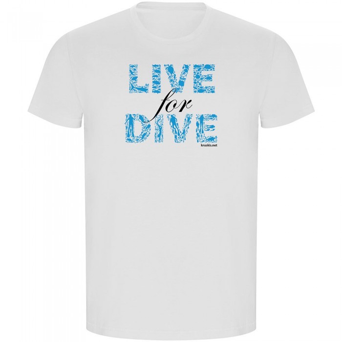 [해외]KRUSKIS Live For Dive ECO 반팔 티셔츠 10139995842 White