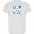 [해외]KRUSKIS Live For Dive ECO 반팔 티셔츠 10139995842 White