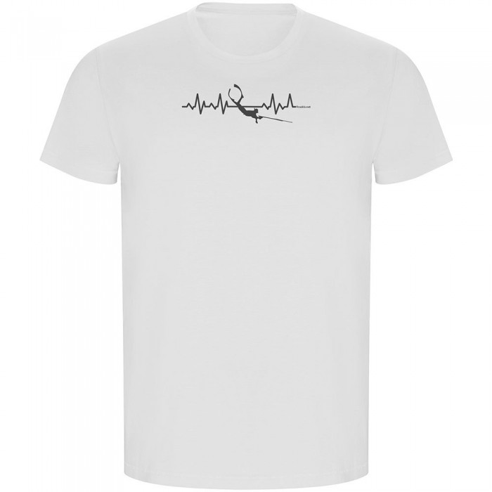 [해외]KRUSKIS Spearfishing Heartbeat ECO 반팔 티셔츠 10139995994 White