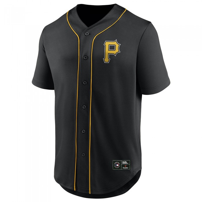 [해외]파나틱스 MLB 코어 Franchise 반팔 V넥 티셔츠 139871984 Black / Yellow Gold