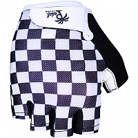 [해외]PEDAL PALMS Checker 숏 Gloves 1139914186 Black / White